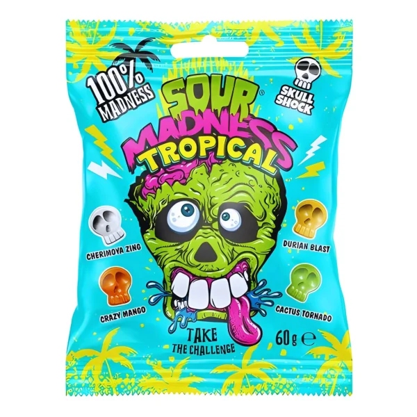 Argo Karmelki Sour Madness Tropical Candy 60g / 2.12oz
