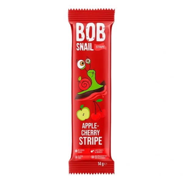 Bob Snail Fruit Stripe Apple-Cherry 14g / 0.49oz