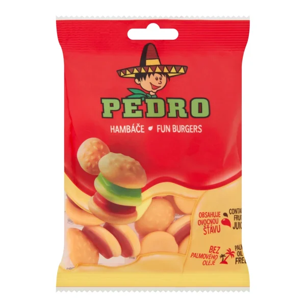 Pedro Gummy Candy Fun Burgers 80g / 2.82oz