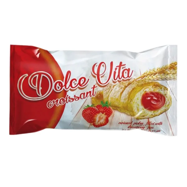 Dolce Vita Croissant with Strawberry Filling 50g / 1.76oz