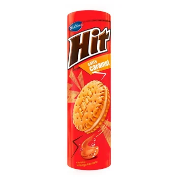Hit Biscuit with Salted Caramel Flavour Filling 220g / 7.76oz