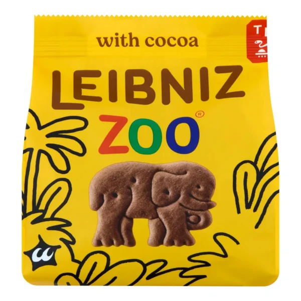 Leibniz Zoo Jungle Cocoa Biscuits 100g / 3.53oz