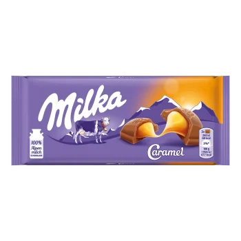 Milka Chocolate Bar Caramel Flavor 100g / 3.53g