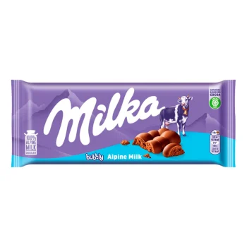 Milka Bubbly Chocolate Bar 100g / 3.53g