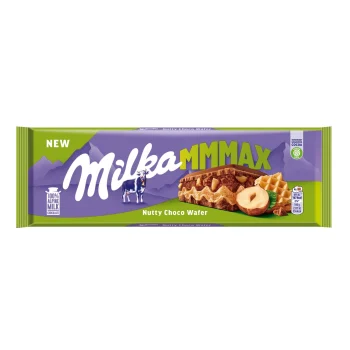 Milka Max Chocolate Bar Nutty Choco Wafer 270g / 9.52oz