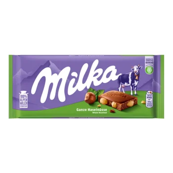 Milka Chocolate Bar with Whole Hazelnuts 100g / 3.53oz