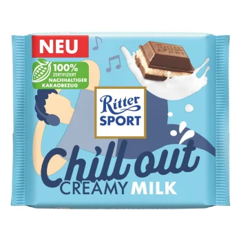 Ritter Sport Chill Out Creamy Milk Chocolate Bar 100g / 3.53oz