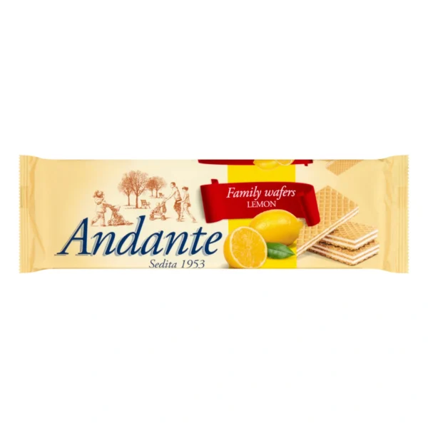 Andante Wafer Lemon 130g / 4.6oz