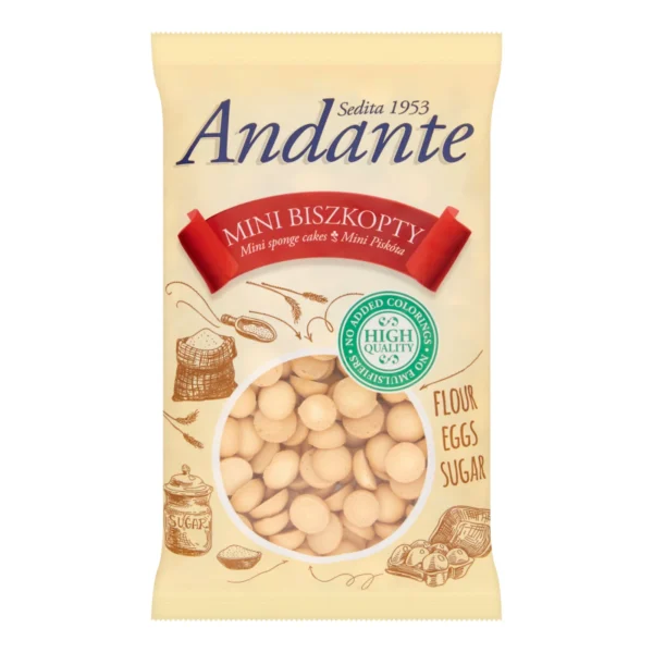 Andante Round Mini Sponge Cake 120g / 4.2oz
