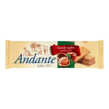 Andante Wafer Hazelnut 130g / 4.6oz
