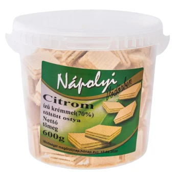 Fodor Bucket of Lemon Wafer 600g /21.2oz