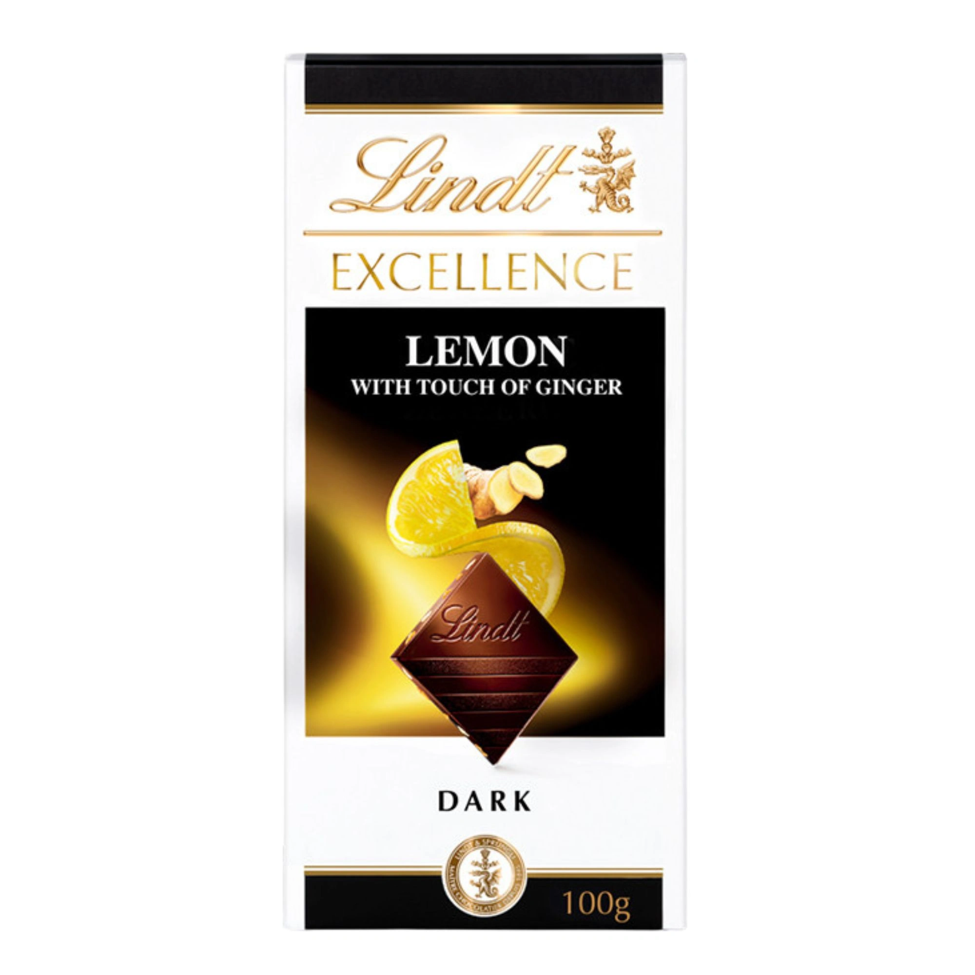 Lindt Excellence Dark Chocolate with Lemon and Ginger 100g / 3.5oz