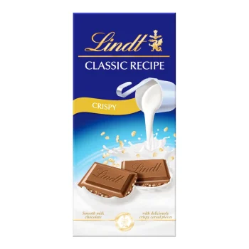 Lindt Classic Milk Crispy Chocolate 100g / 3.52oz