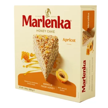 Marlenka Honey-Peach Cake 800g / 28.2oz