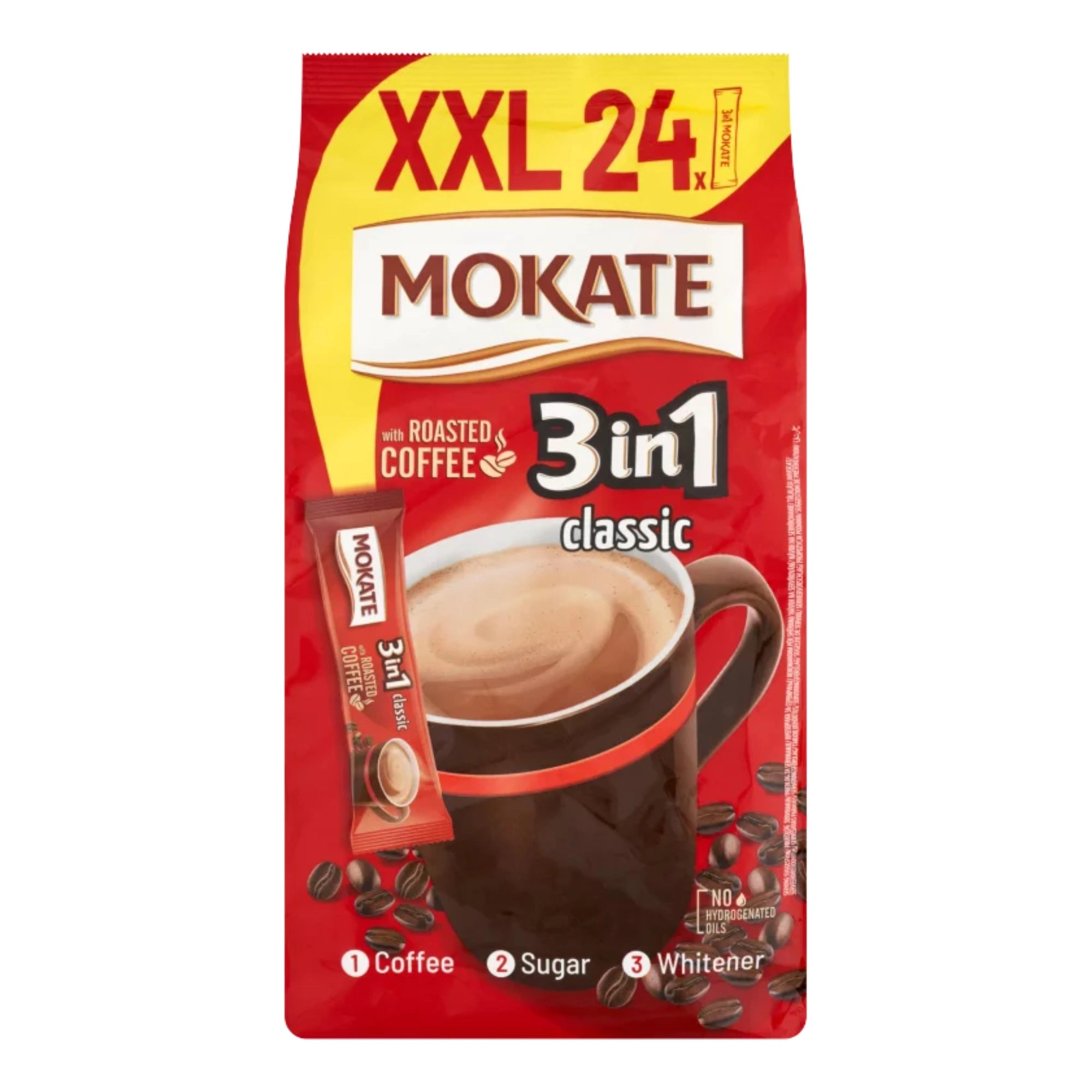 Mokate 3in1 Instant Coffee 24x14g / 24x0.49oz