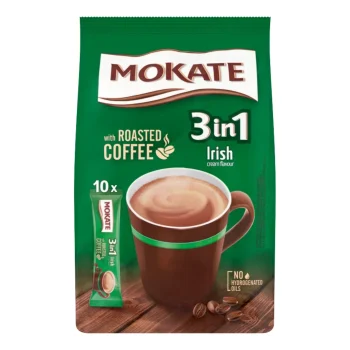 Mokate 3in1 Instant Coffee Irish Cream Liqueur 10x17g / 10×0.6oz