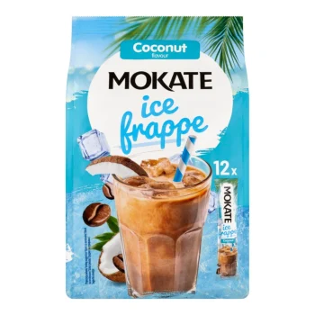Mokate Instant Ice Frappe Coconut Flavor 10×12.5g / 10×0.44oz