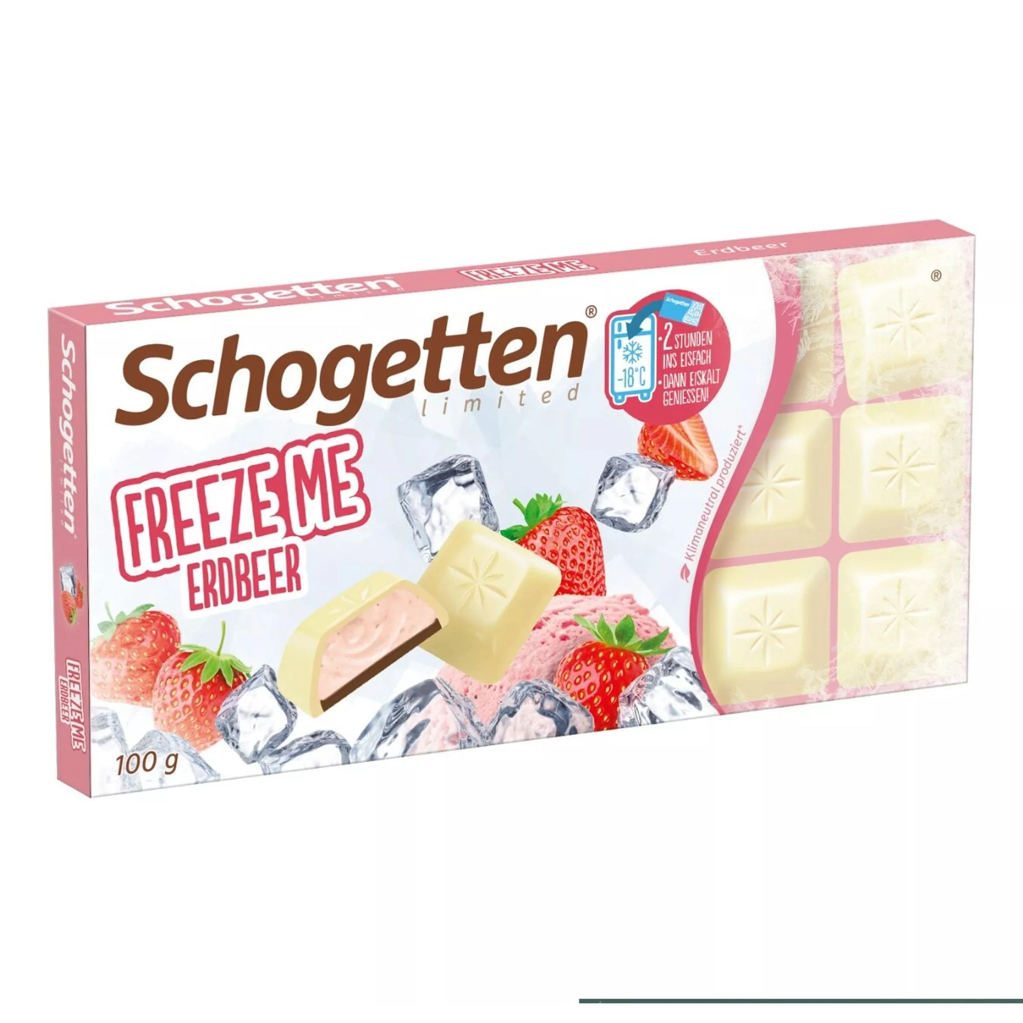 Schogetten Freeze Me Strawberry Flavor 100g / 3.53oz