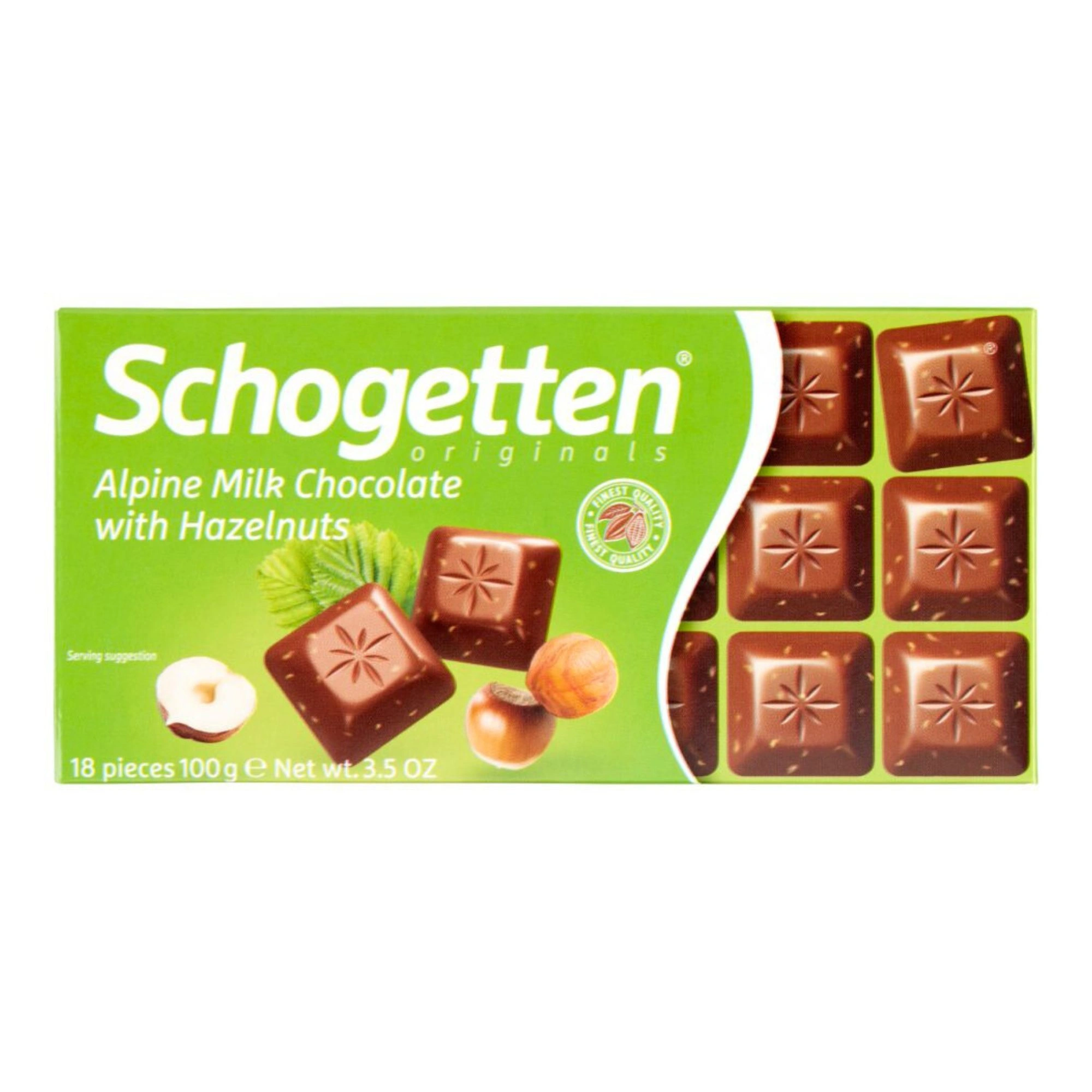 Schogetten Hazelnut Chocolate Bar 100g / 3.53oz