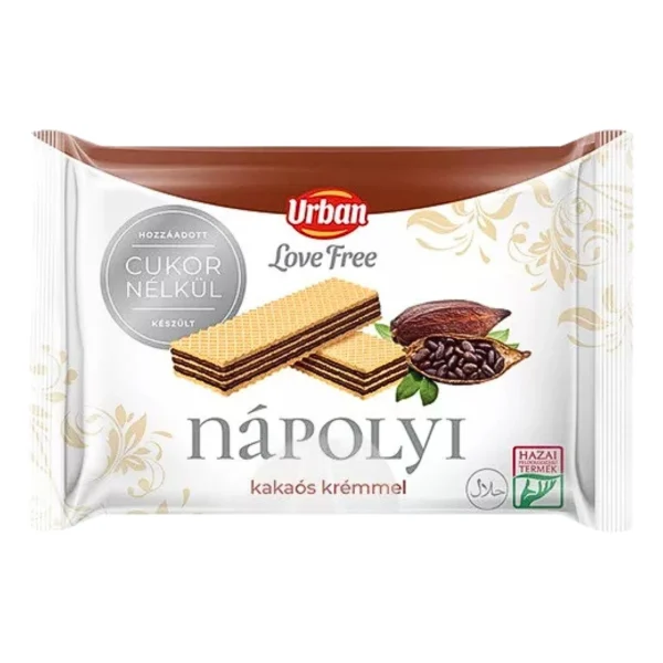 Urban Cocoa Wafer with No Added Sugar 65g / 2.29oz