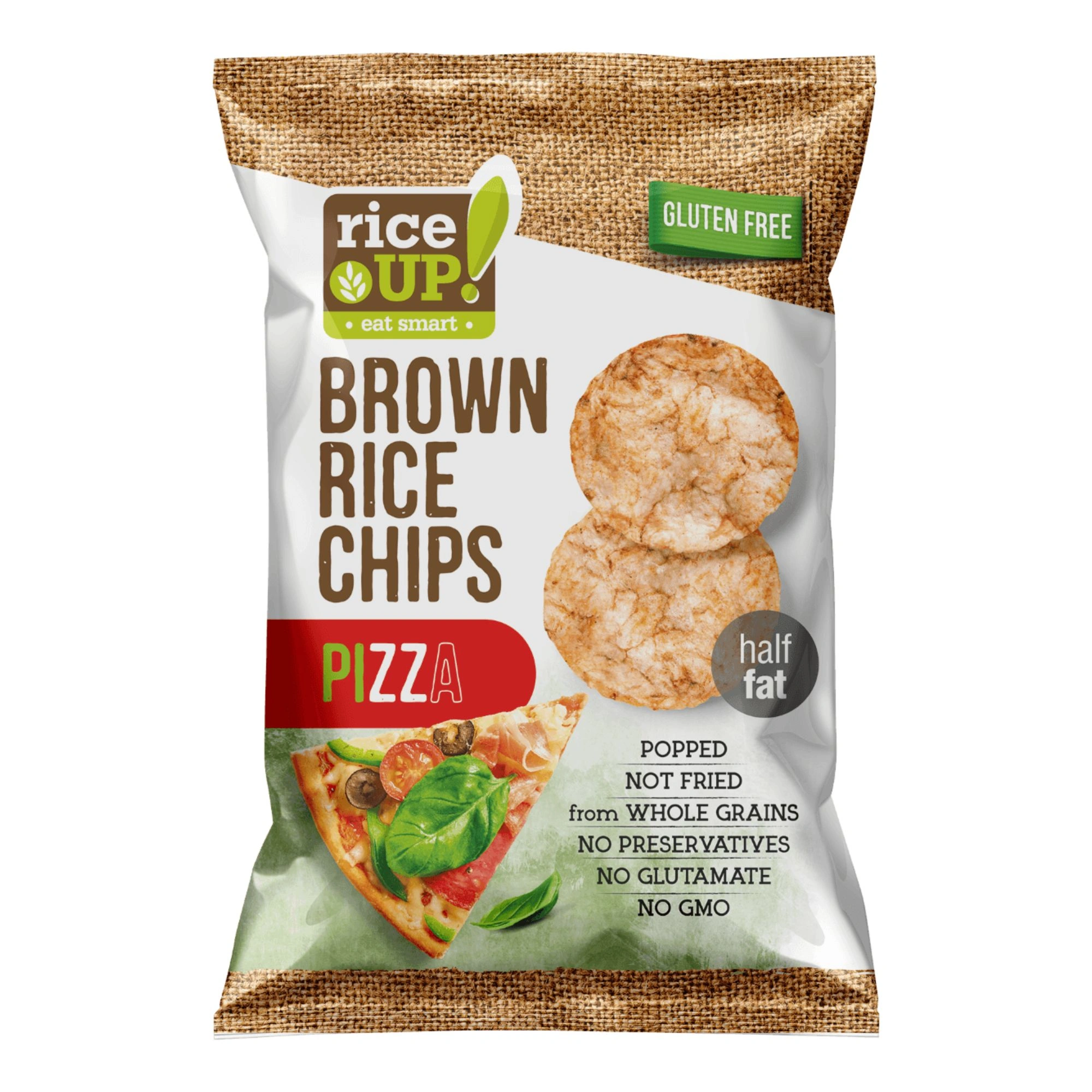 Rice Up! Rice Chips - Pizza Flavor 60g / 2.12oz