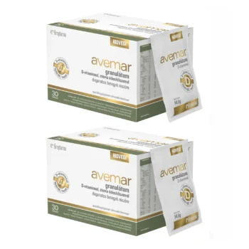 AVEMAR Granulate – 60 Sachets with Vitamin D and Stevia Dietary Supplement